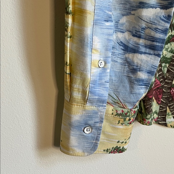 Tommy Hilfiger Tropical Landscape Men's Shirt - Picture 4 of 6